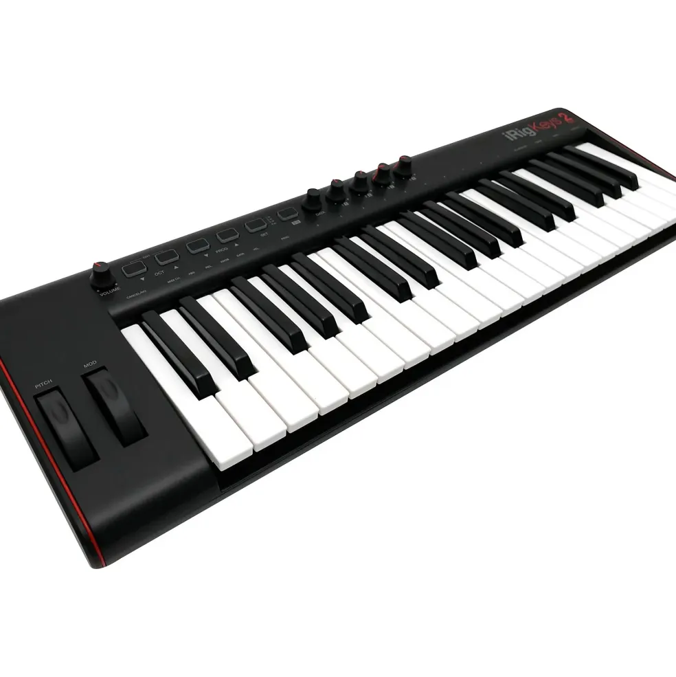 IK Multimedia iRig Keys 2 Pro 37-Full-Size-Key Controller for iPhone, iPad and Mac/PC With SampleTank SE
