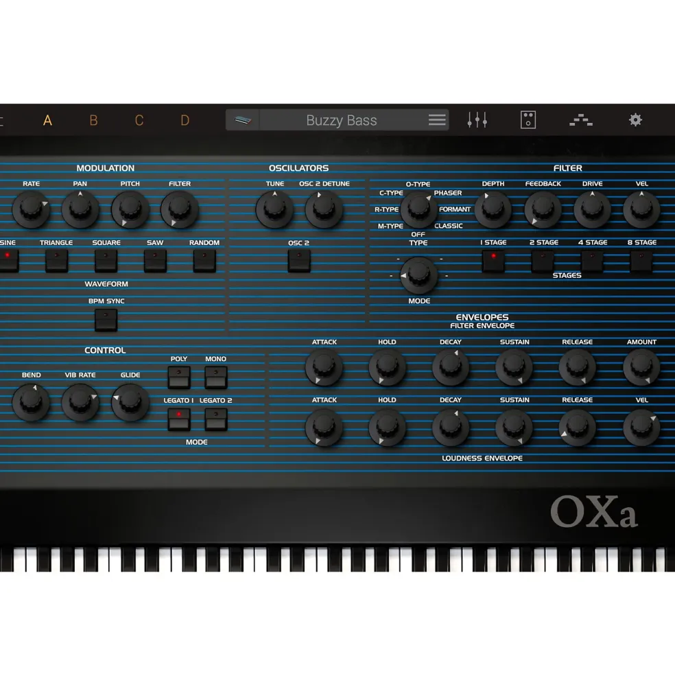 IK Multimedia Syntronik Instruments OXa Synth