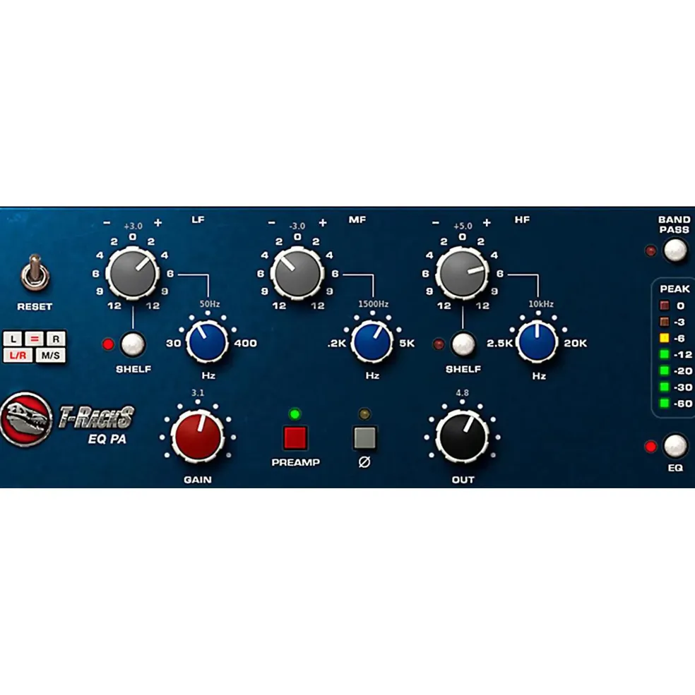 IK Multimedia T-RackS EQ PA Software Download