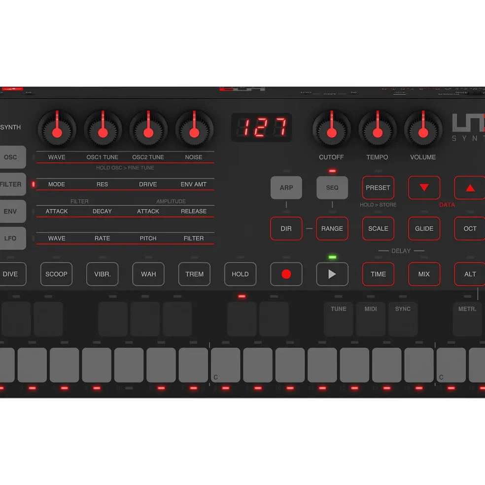 IK Multimedia UNO Synth Portable Analog Synthesizer
