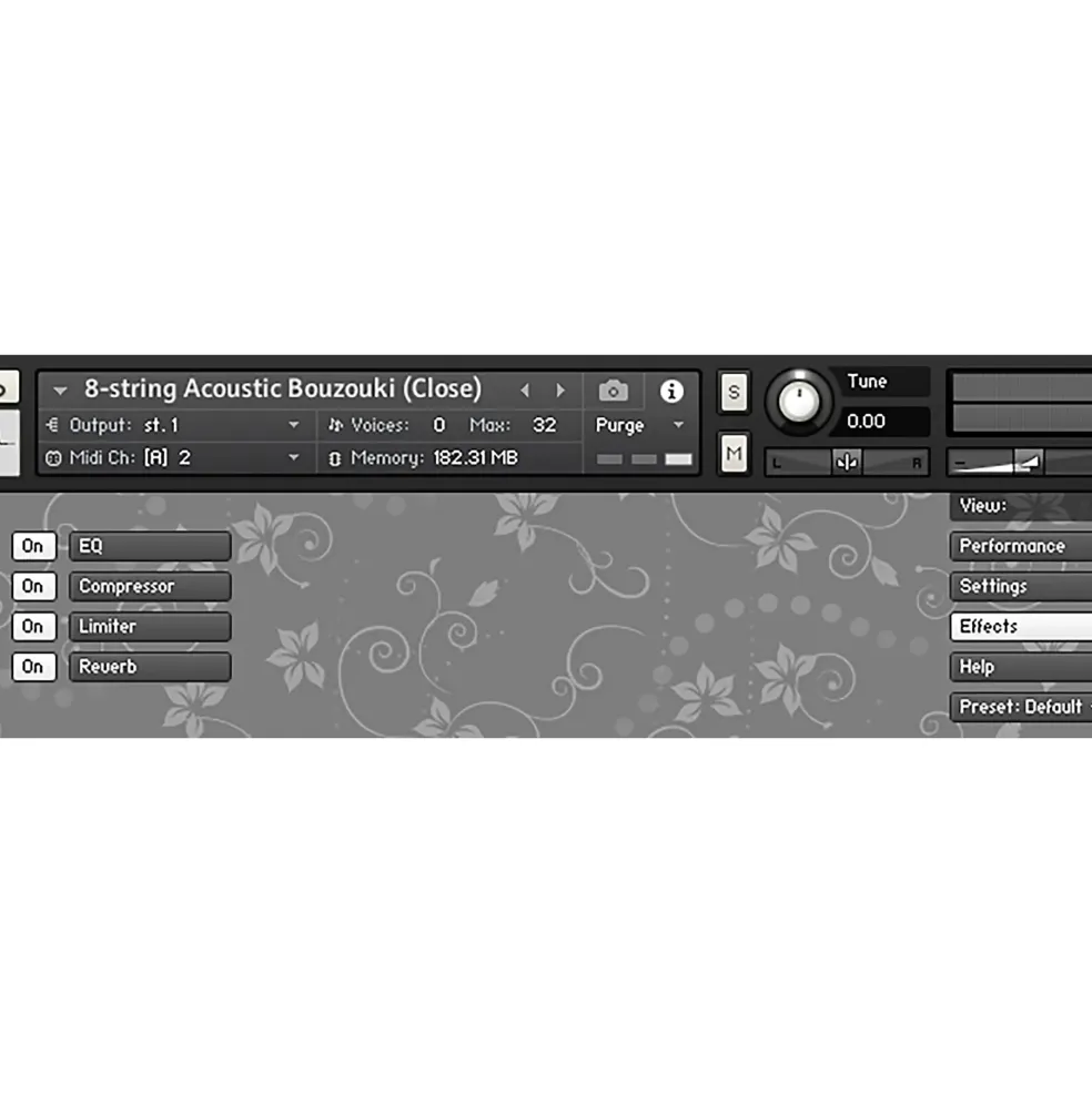 Impact Soundworks Plectra Series 1 - 8-String Acoustic Bouzouki (Download)