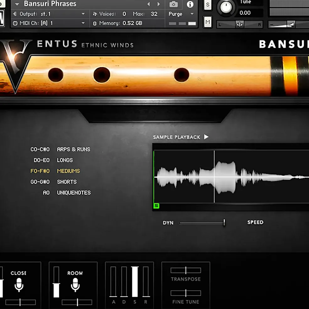 Impact Soundworks Ventus Native American Flutes (Download)