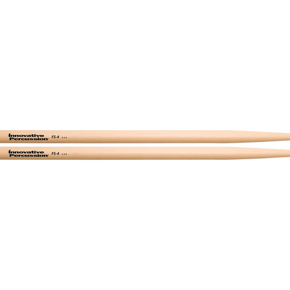 Innovative Percussion FS-4 Hickory Marching Snare Drum Stick Wood