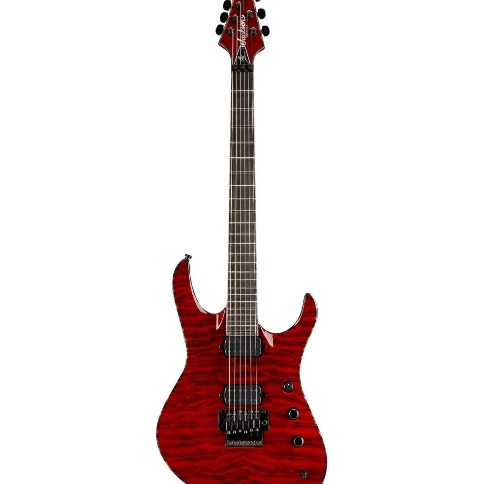 Jackson Chris Broderick Soloist Electric Guitar Transparent Red Ebony Fingerboard