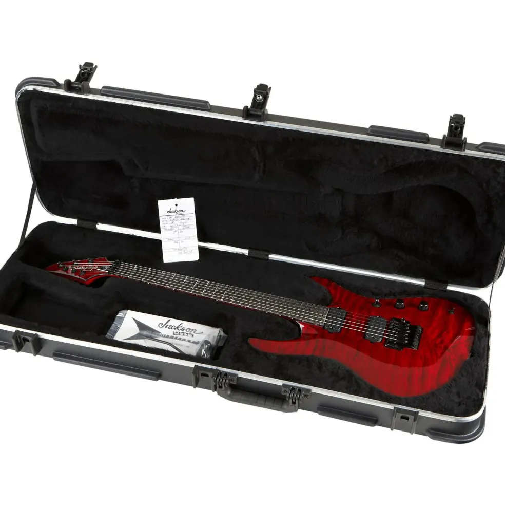 Jackson Chris Broderick Soloist Electric Guitar Transparent Red Ebony Fingerboard