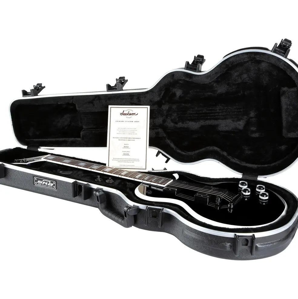 Jackson USA Signature Marty Friedman Electric Guitar Black With White Bevel