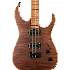 Jackson USA Signature Misha Mansoor Juggernaut HT6FM Electric Guitar Amber Tiger Eye