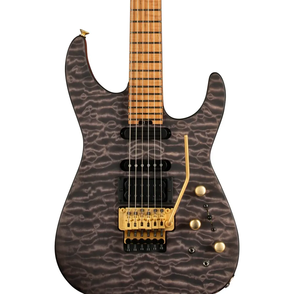Jackson USA Signature Phil Collen PC1 Electric Guitar Satin Transparent Black