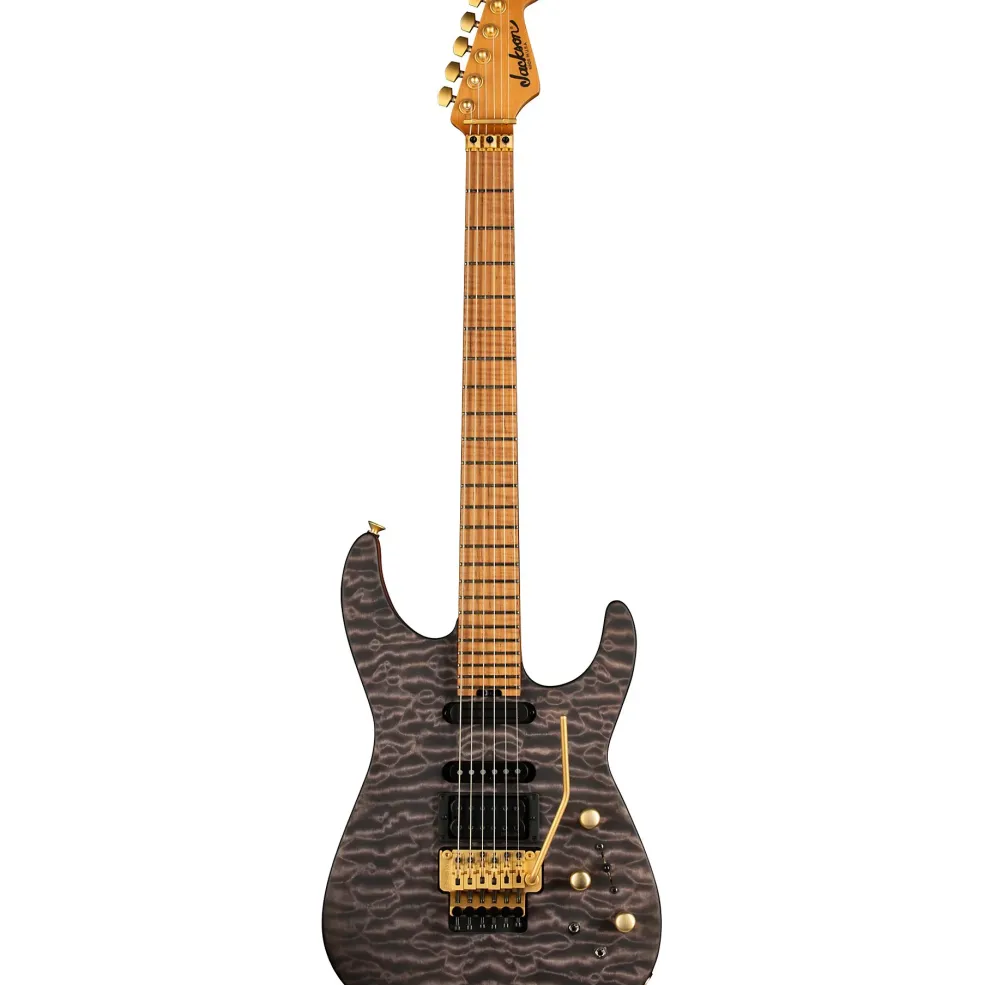 Jackson USA Signature Phil Collen PC1 Electric Guitar Satin Transparent Black