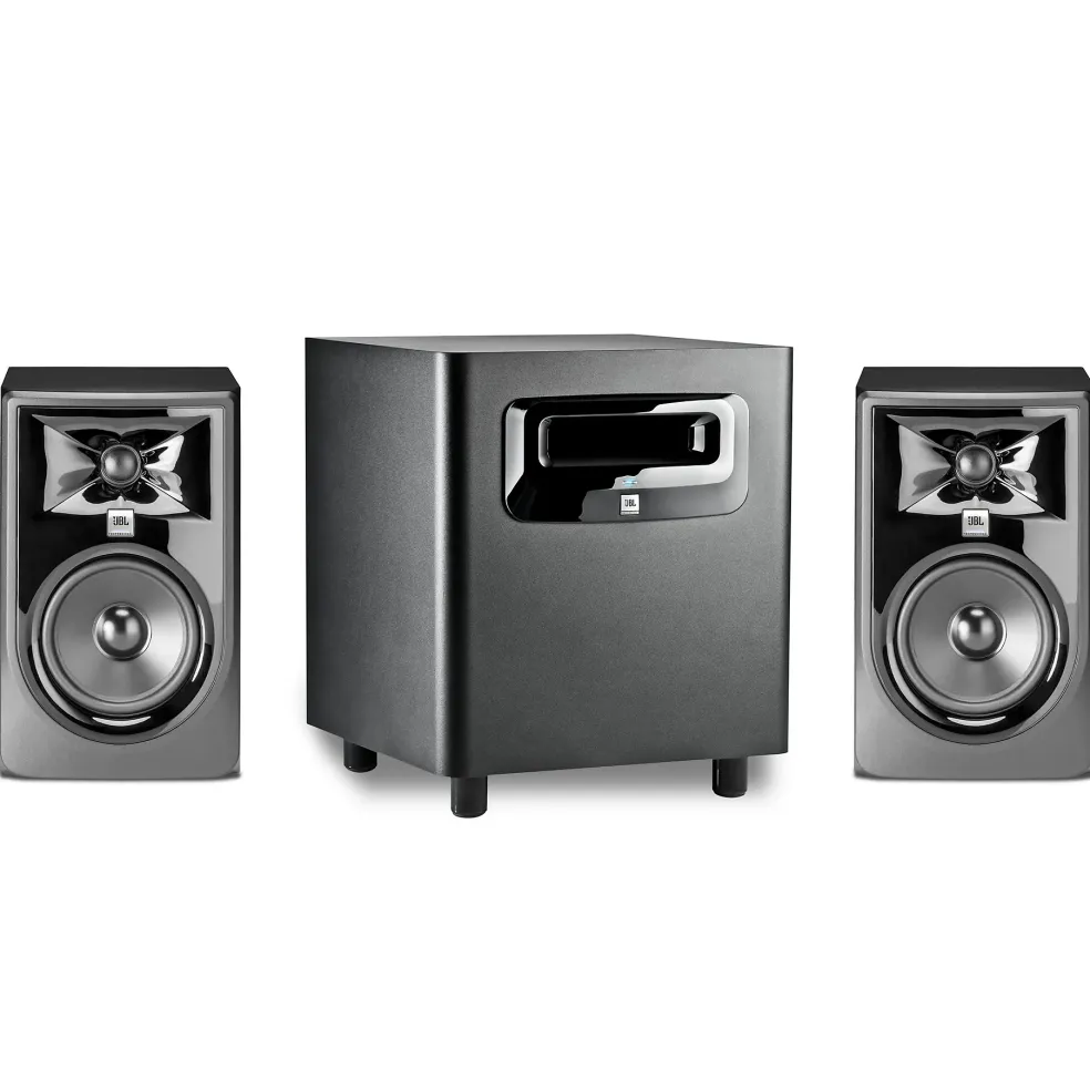 JBL 2.1 Studio Bundle With 305P MkII 5" Powered Studio Monitor Pair & LSR310S 10" Powered Studio Subwoofer