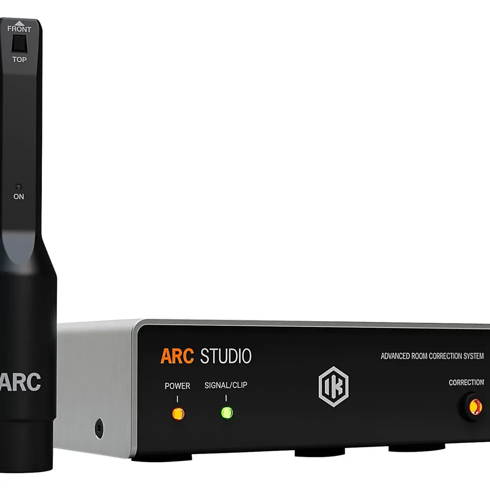 JBL 308P MKII 8" Studio Monitor Pair with IK Multimedia ARC Studio Advanced Room Correction System