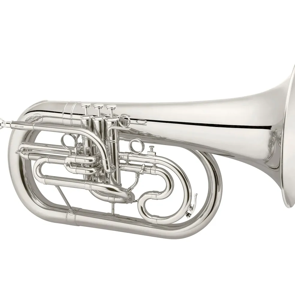 Jupiter JEP1105M Quantum Series Bb Marching Euphonium Silver Plate