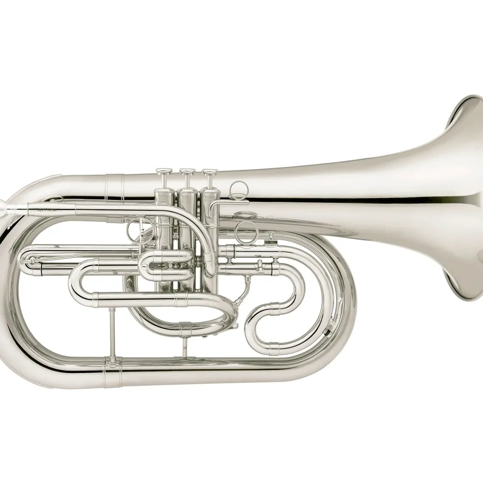 Jupiter JEP1105M Quantum Series Bb Marching Euphonium Silver Plate