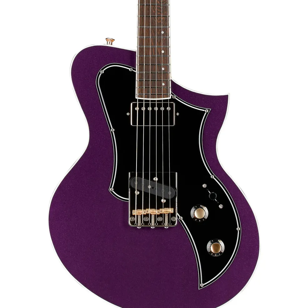 Kauer Guitars Korona FT Ash Electric Guitar Firemist Purple