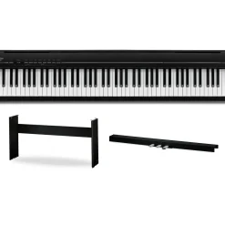 Kawai ES-120 88-Key Digital Piano With HML-2 Stand and F-351 Triple Pedal Black