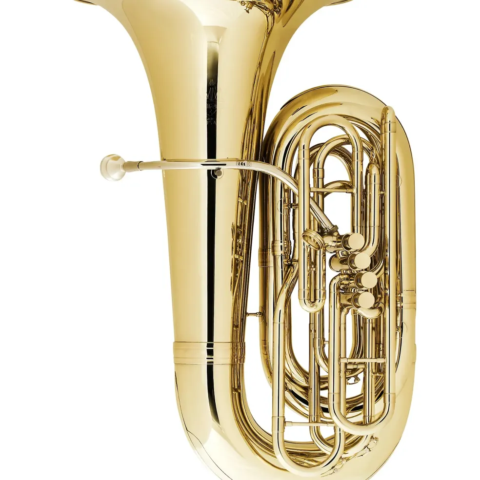 King 2341W Series 4-Valve 4/4 BBb Tuba 2341W Lacquer With Case