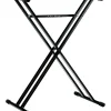 K&M 18963.071.55 X-Style Double-Braced Keyboard Stand Black
