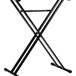 K&M 18963.071.55 X-Style Double-Braced Keyboard Stand Black