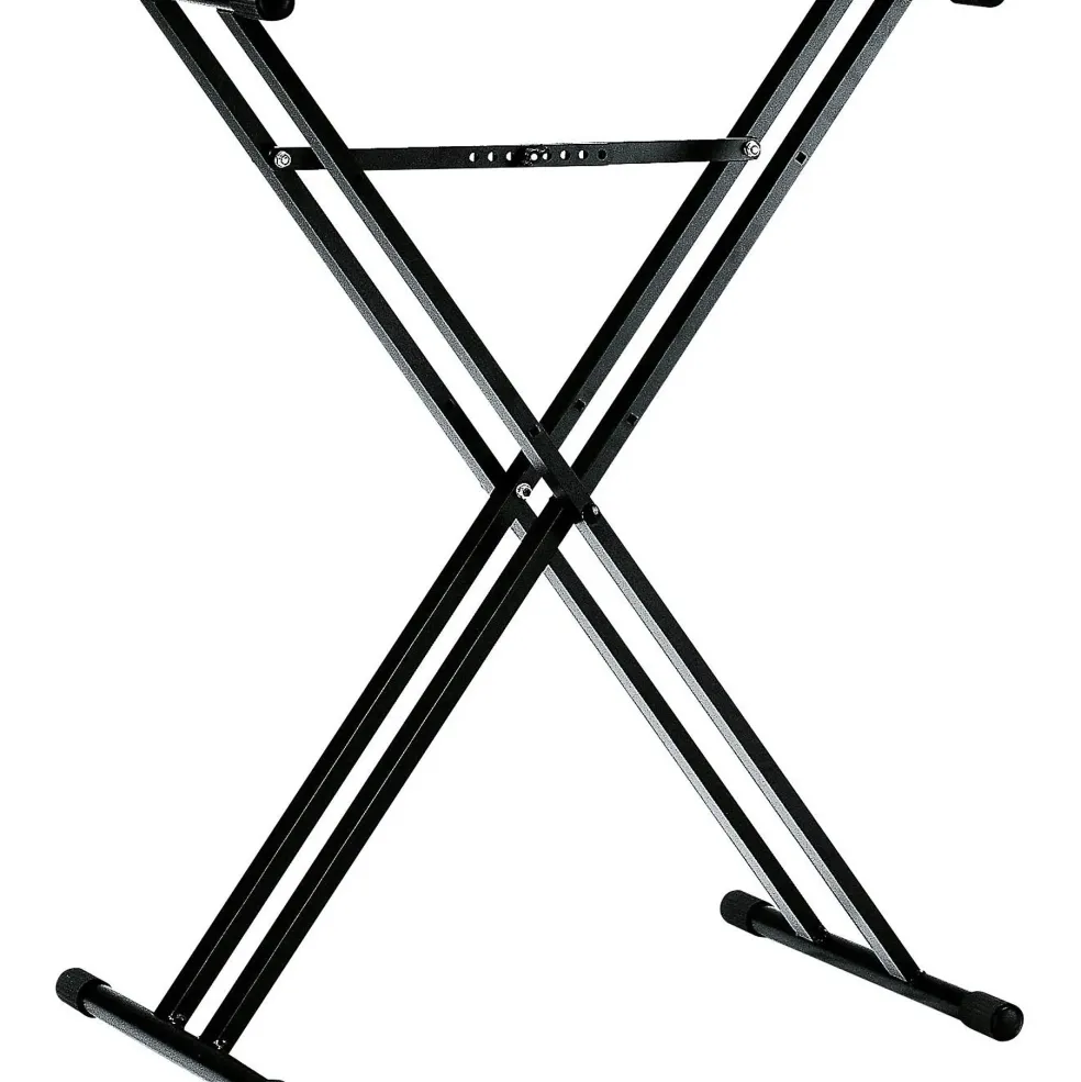 K&M 18963.071.55 X-Style Double-Braced Keyboard Stand Black