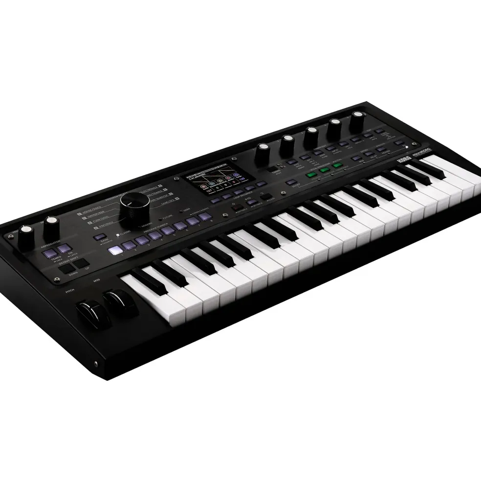 KORG microKORG 2 Keyboard Synthesizer & Vocoder Limited Edition Black