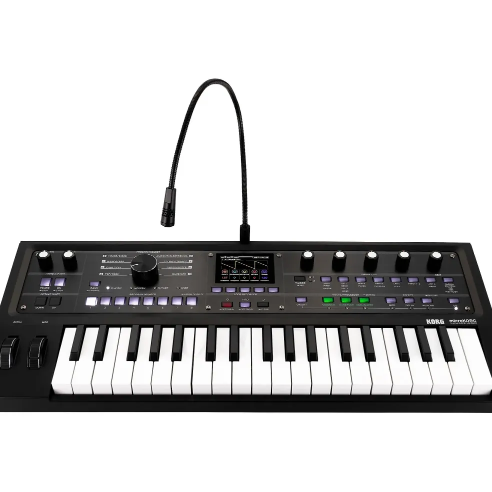 KORG microKORG 2 Keyboard Synthesizer & Vocoder Limited Edition Black