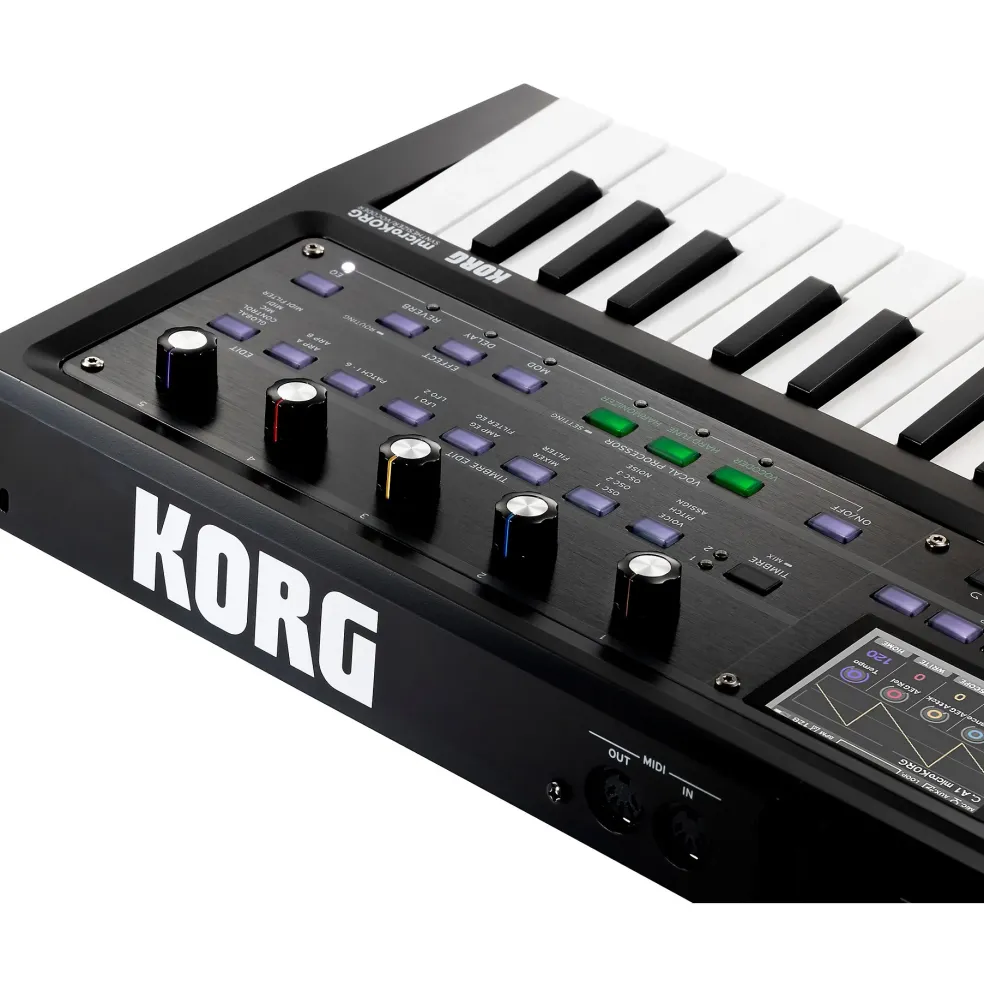 KORG microKORG 2 Keyboard Synthesizer & Vocoder Limited Edition Black