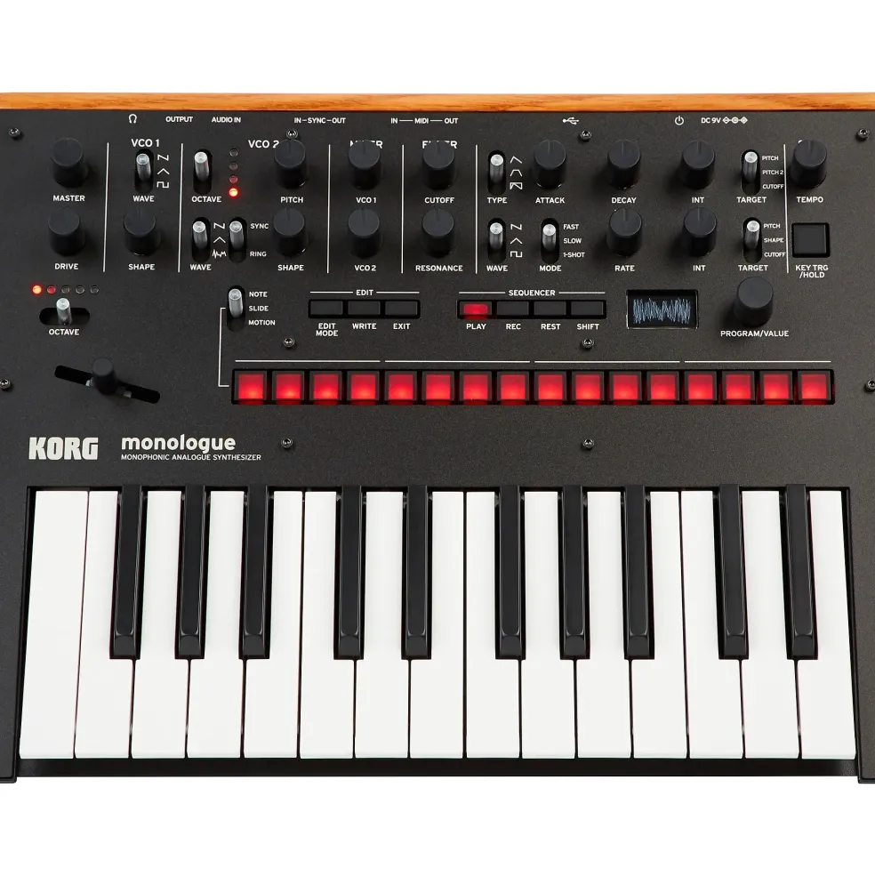 KORG monologue Monophonic Analog Synthesizer Black