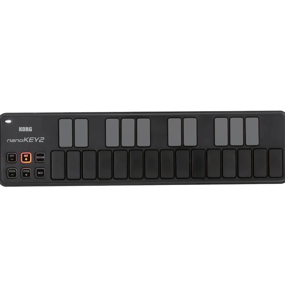 KORG nanoKEY2 Slim-Line USB Keyboard Controller Black