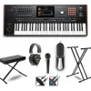KORG Pa5X 61 Key Arranger with Stand, Pedal, Bench, Headphones, Microphone and Cables