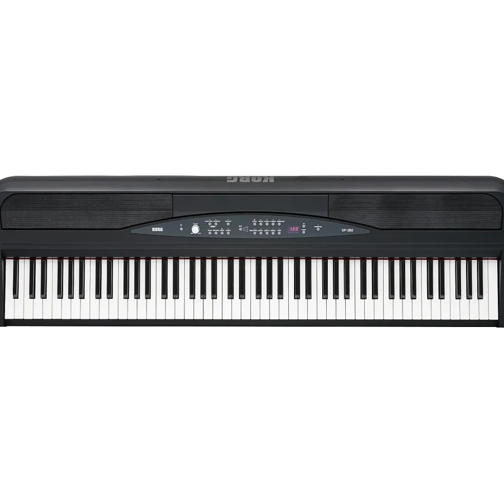 KORG SP-280 88-Key Digital Piano With Stand Black