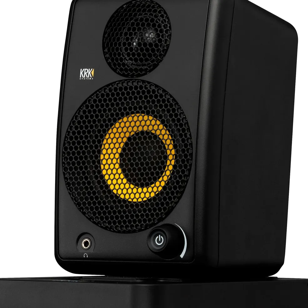 KRK GOAUX3 3" Powered Portable Studio Monitor (Pair) Black