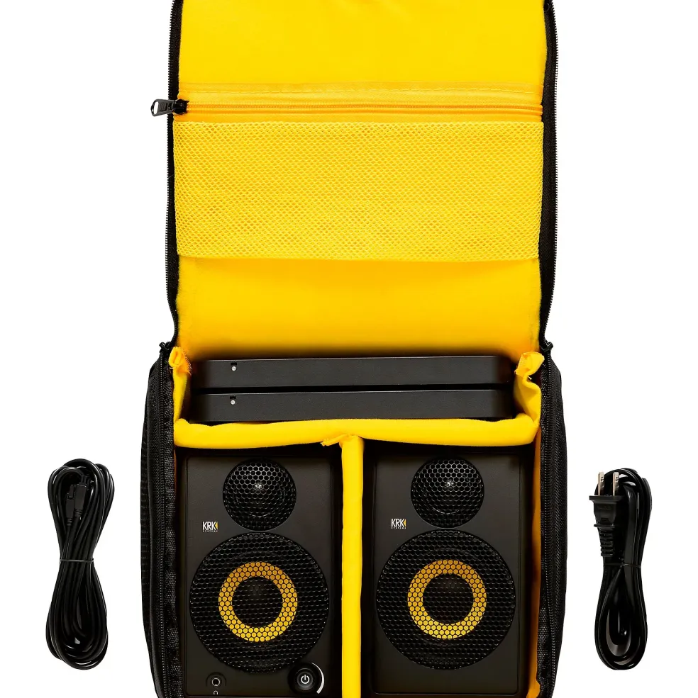 KRK GOAUX3 3" Powered Portable Studio Monitor (Pair) Black