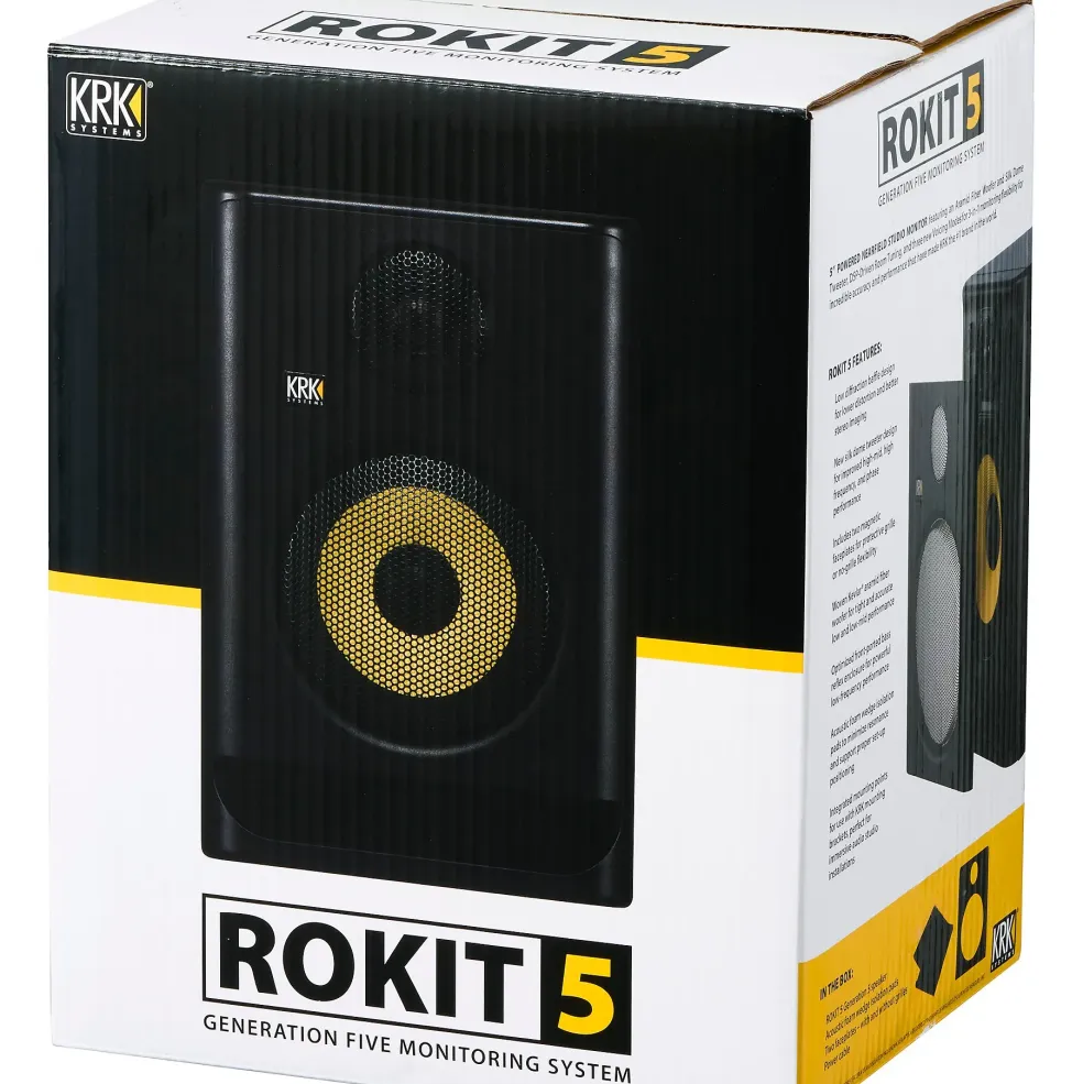 KRK ROKIT 5 Generation Five Powered Studio Monitor 5" (Each)