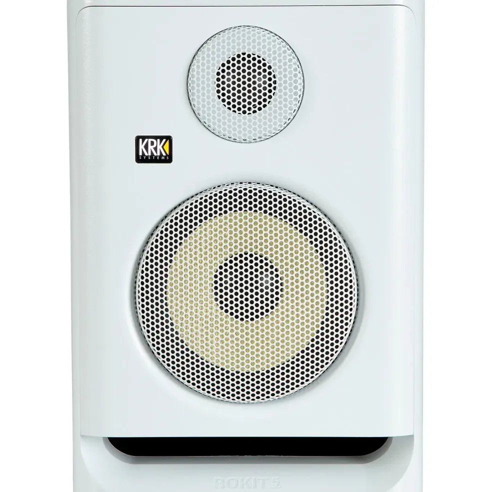 KRK ROKIT 5 Generation Five Powered Studio Monitor 5" (Each) Limited Edition White