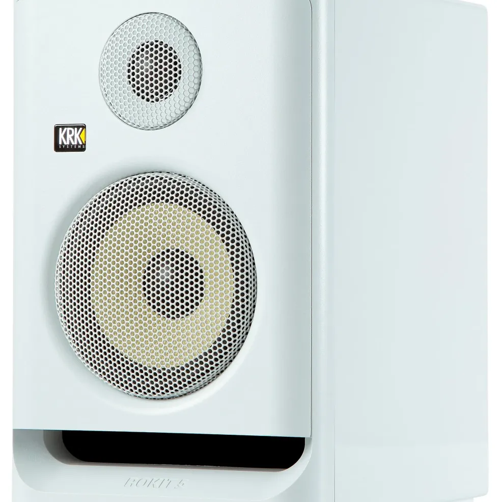 KRK ROKIT 5 Generation Five Powered Studio Monitor 5" (Each) Limited Edition White