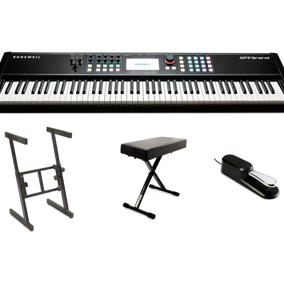 Kurzweil SP7 Grand 88-Key Stage Piano Essentials Bundle
