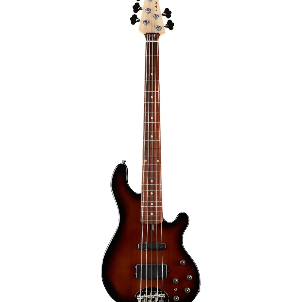 Lakland Classic 55-14 Rosewood Fretboard 5-String Electric Bass Guitar Tobacco Sunburst