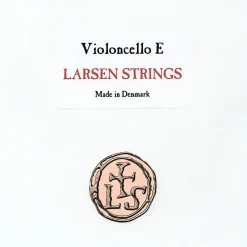 Larsen Strings Original Cello E String 4/4 Size, Medium Aluminum, Ball End