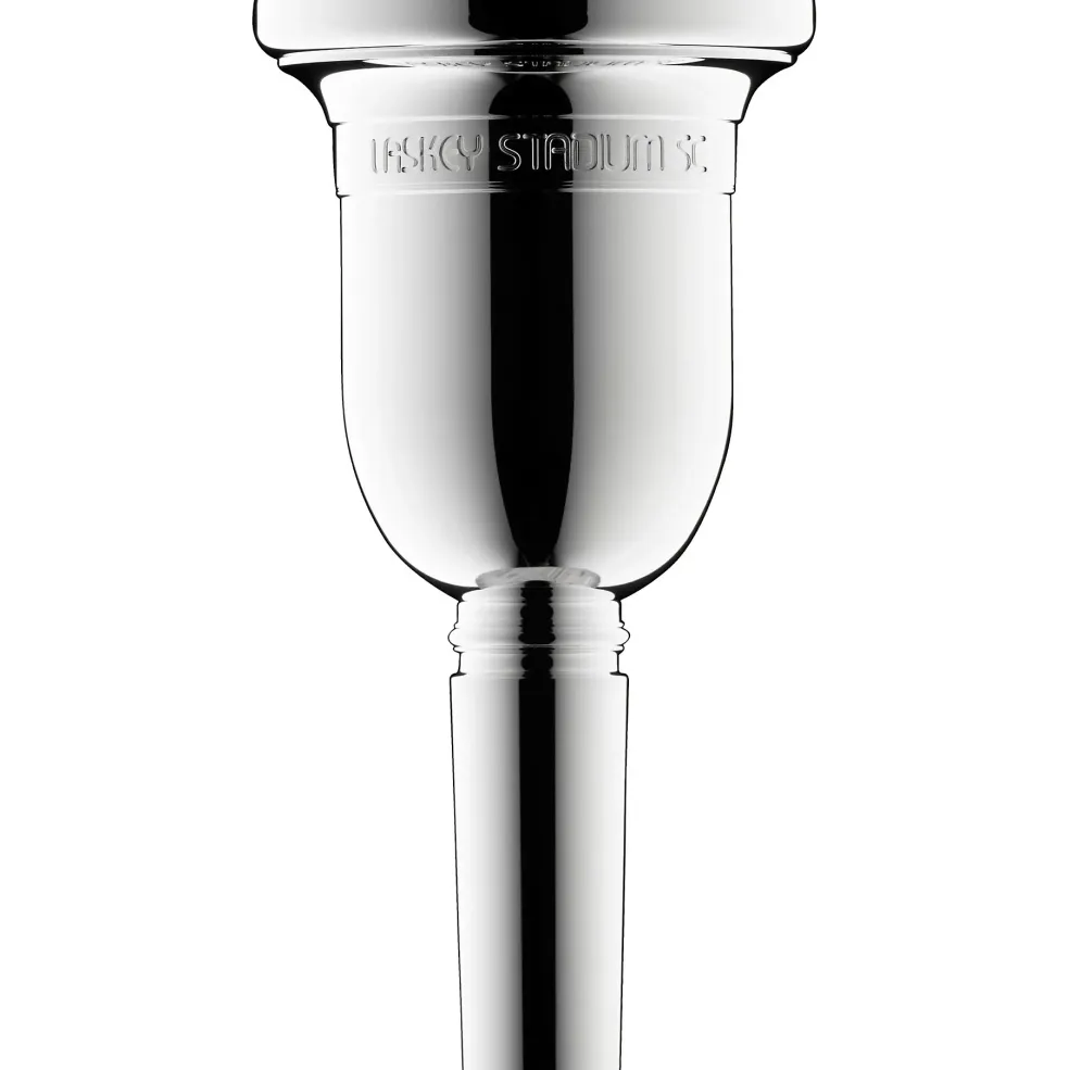 Laskey Stadium Series American Shank Marching Contra and Sousaphone Mouthpiece in Silver
