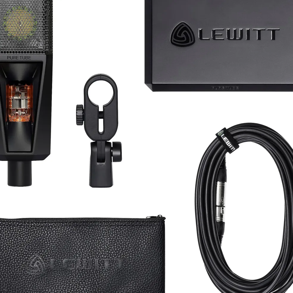 LEWITT Pure Tube Essential Microphone Set Black