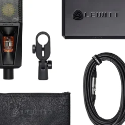 LEWITT Pure Tube Essential Microphone Set Black