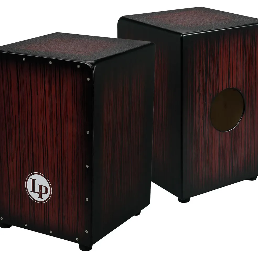 LP Aspire Accents Cajon Dark Wood Streak