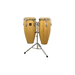 LP LPA646 Aspire Conga Set With Double Stand Natural