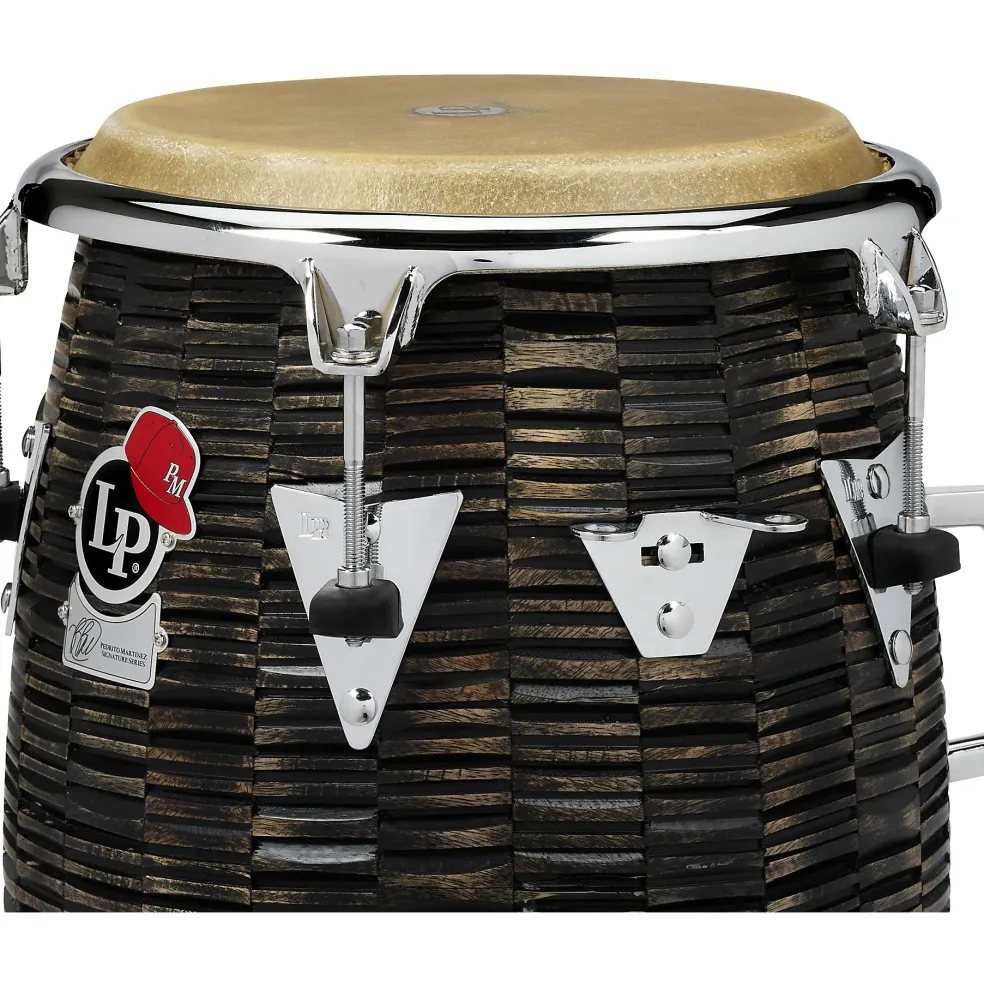 LP Pedrito Martinez Signature Top Tuning Deep Cut Mango Conga 12.50 in. Stained Mocha