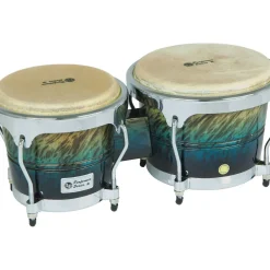 LP Performer Series Bongos With Chrome Hardware Blue Fade