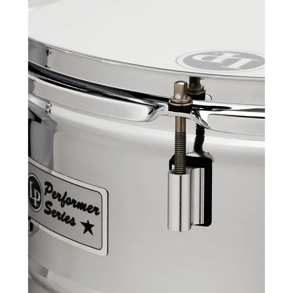 LP Performer Timbale Set With Chrome Hardware 13 and 14 in. Steel