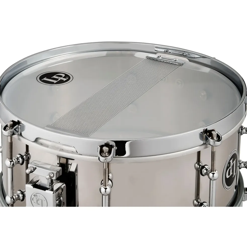 LP Stainless Steel Salsa Snare Drum 13 x 5.5 in. Stainless Steel