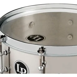 LP Stainless Steel Salsa Snare Drum 13 x 5.5 in. Stainless Steel