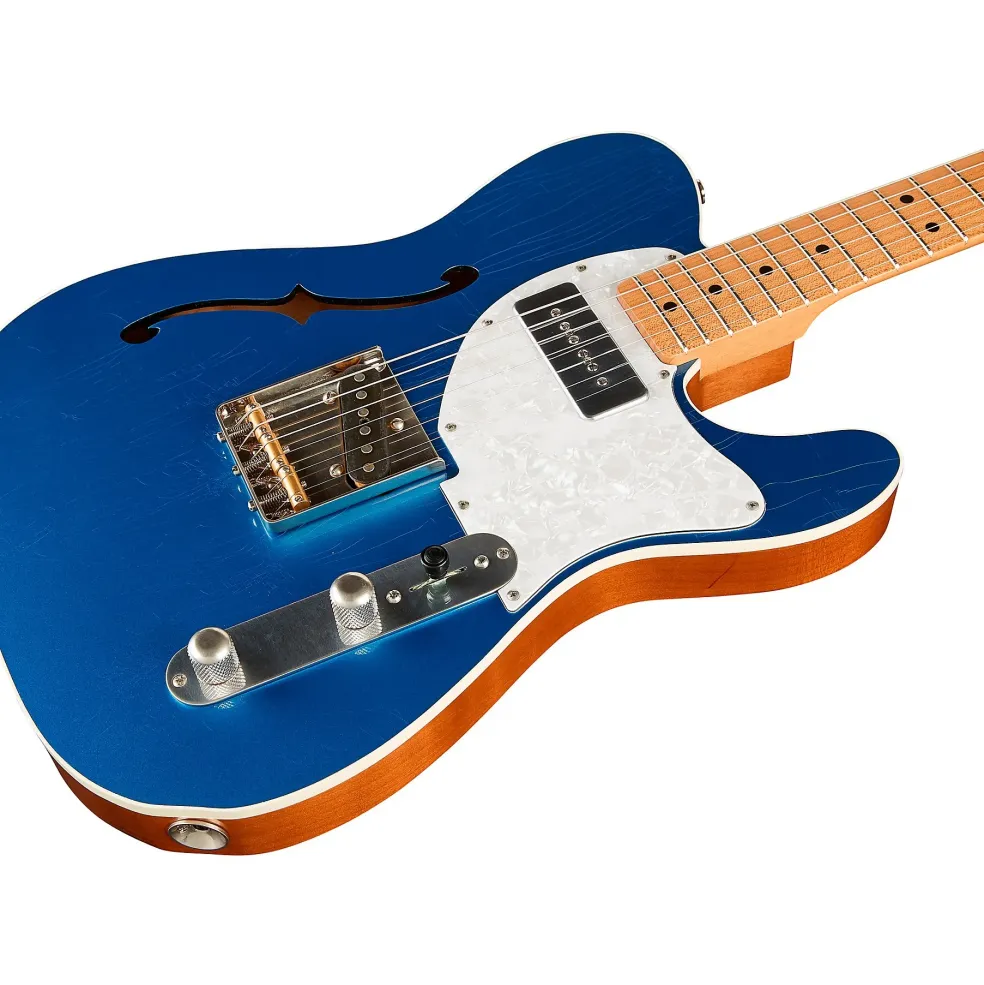 LsL Instruments Thinbone S/P90 Electric Guitar Lake Placid Blue
