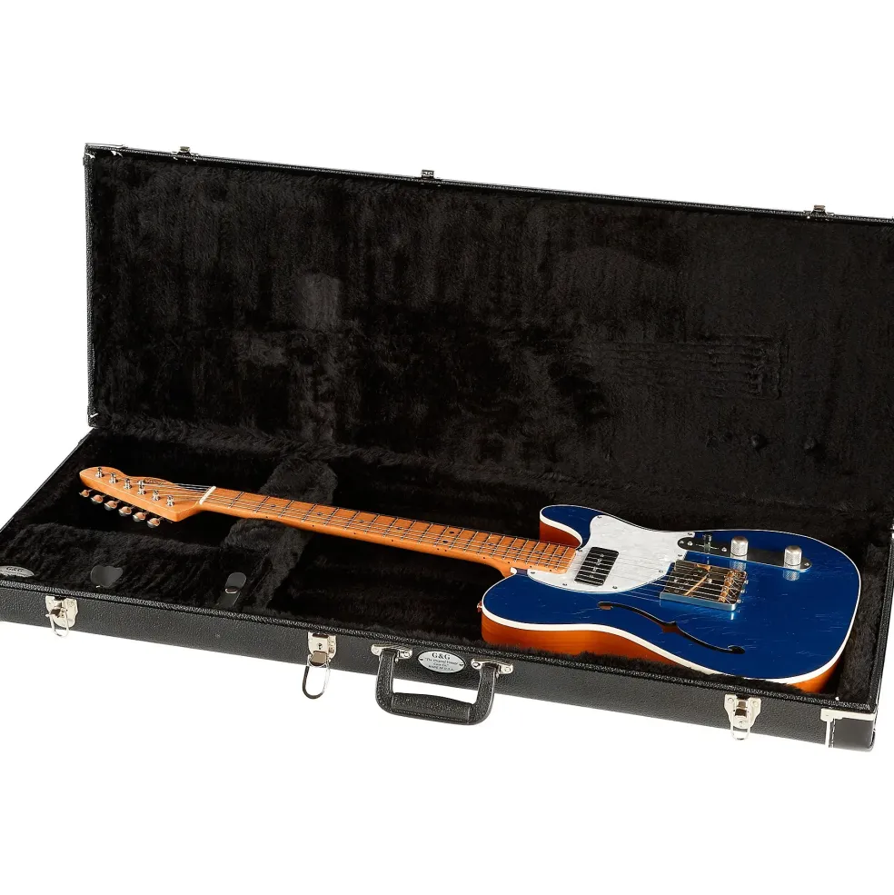 LsL Instruments Thinbone S/P90 Electric Guitar Lake Placid Blue